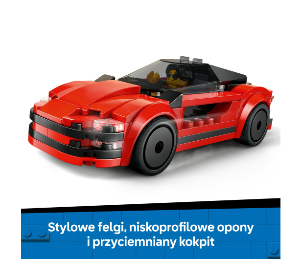LEGO City 60448 Czerwony samochód sportowy - 1284112 - zdjęcie 5
